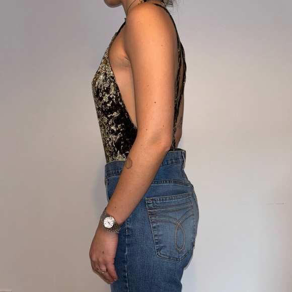 VELVET BODYSUIT - Picture 6 of 7